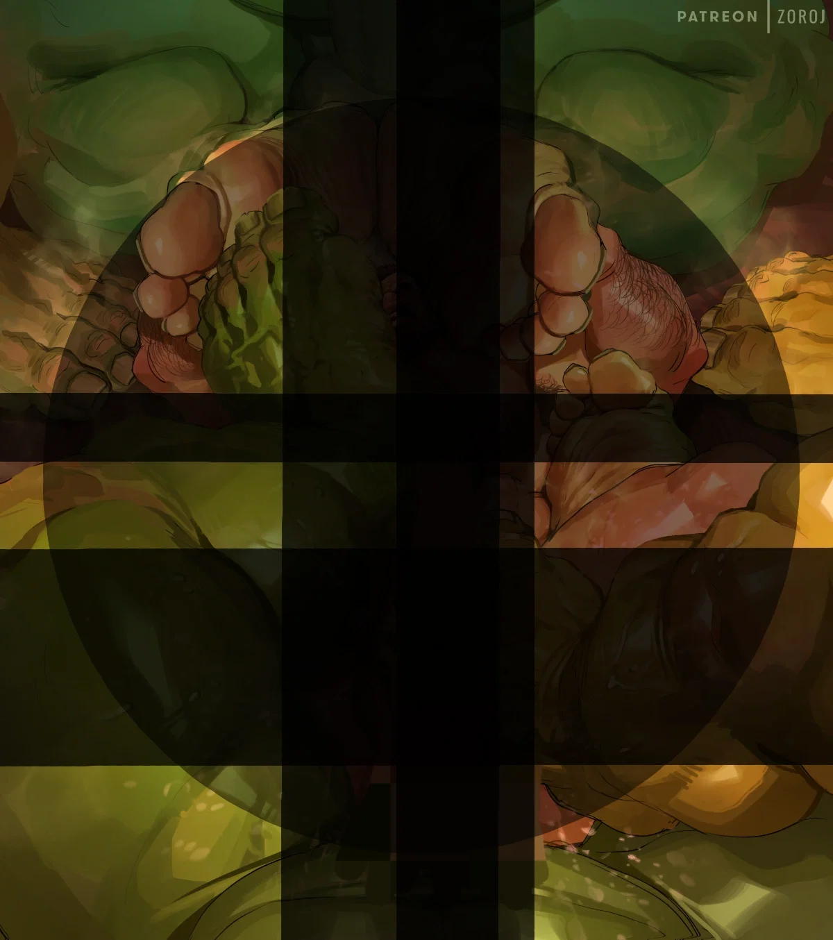 Tribal Orcs of Orc Territory Captivity