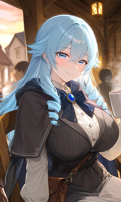 "Good morning, dear." | Ivette [AZN: 01]