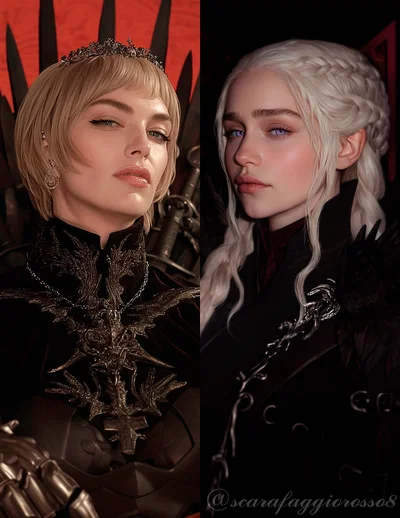 Cersei Lannister & Daenerys Targaryen · Battle of King's Landing