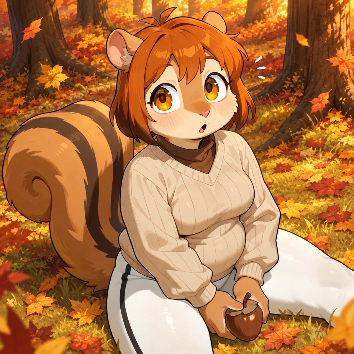 As winter approaches, you didn't expect to find a squirrel looking for nuts | Meg [OC]