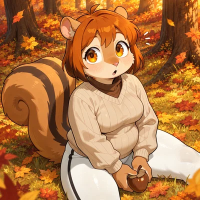 As winter approaches, you didn't expect to find a squirrel looking for nuts | Meg [OC]