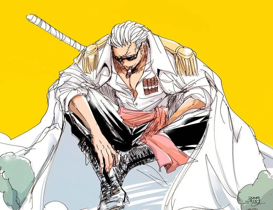 Vice Admiral Smoker - Stunned by Injustice - One Piece