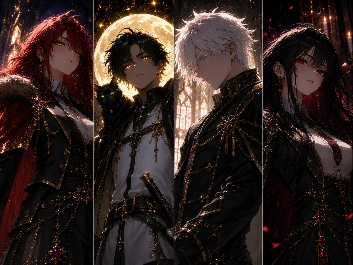 Valtherion Arcane Academy #3 Fiamma - Xanxus - Luke - Morgana