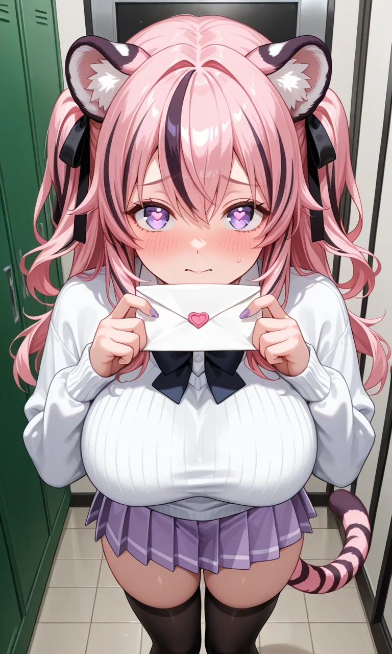 Nonverbal autistic tiger girl