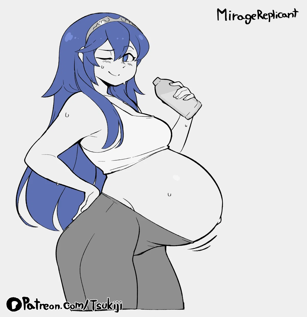 Lucina taking a jog