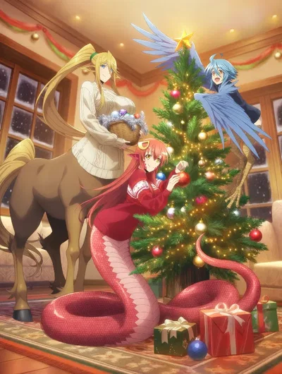 Navidad con Monster girls