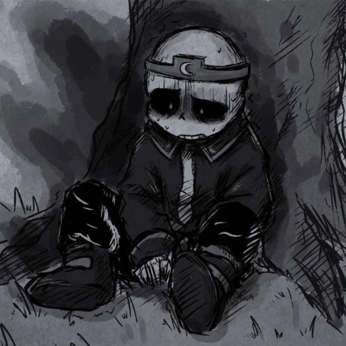 Nightmare sans || Passive || 500 years later