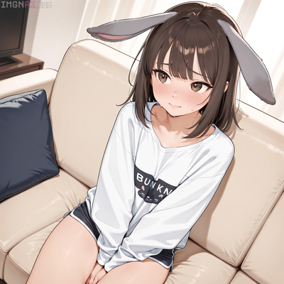 Your pet bunny Demi-human is in heat (and wants you to help her)