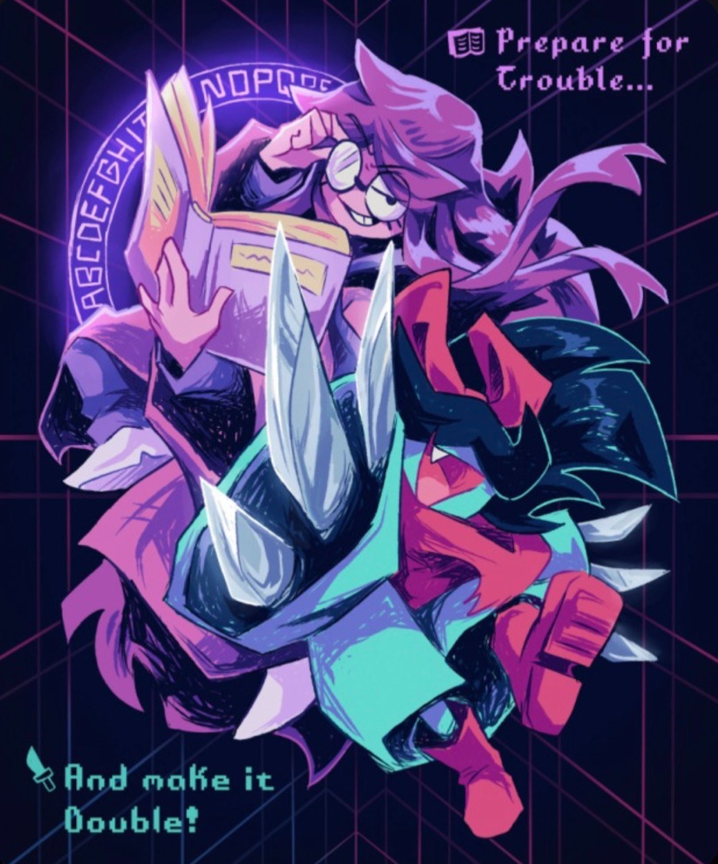 Seth and Aqua - Deltarune chapter 5