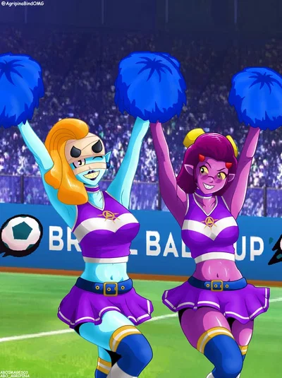 Cheerleader Rosa and Mean Girl Emz