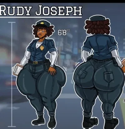 Femboy black police officer | rudy Joseph 