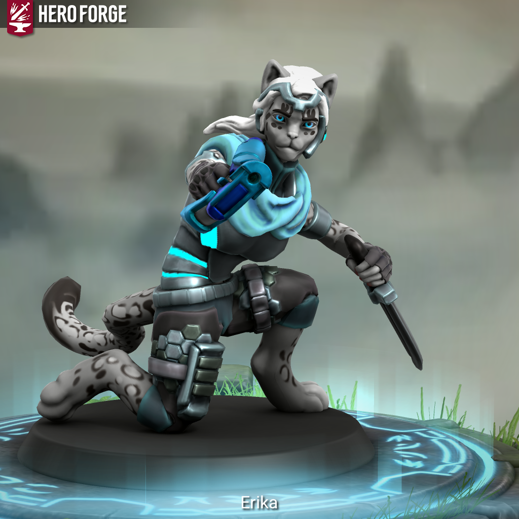 Erika, high-tech mercenary 