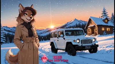 Olivia | MILF Wolf | A trip to a small, snowy village