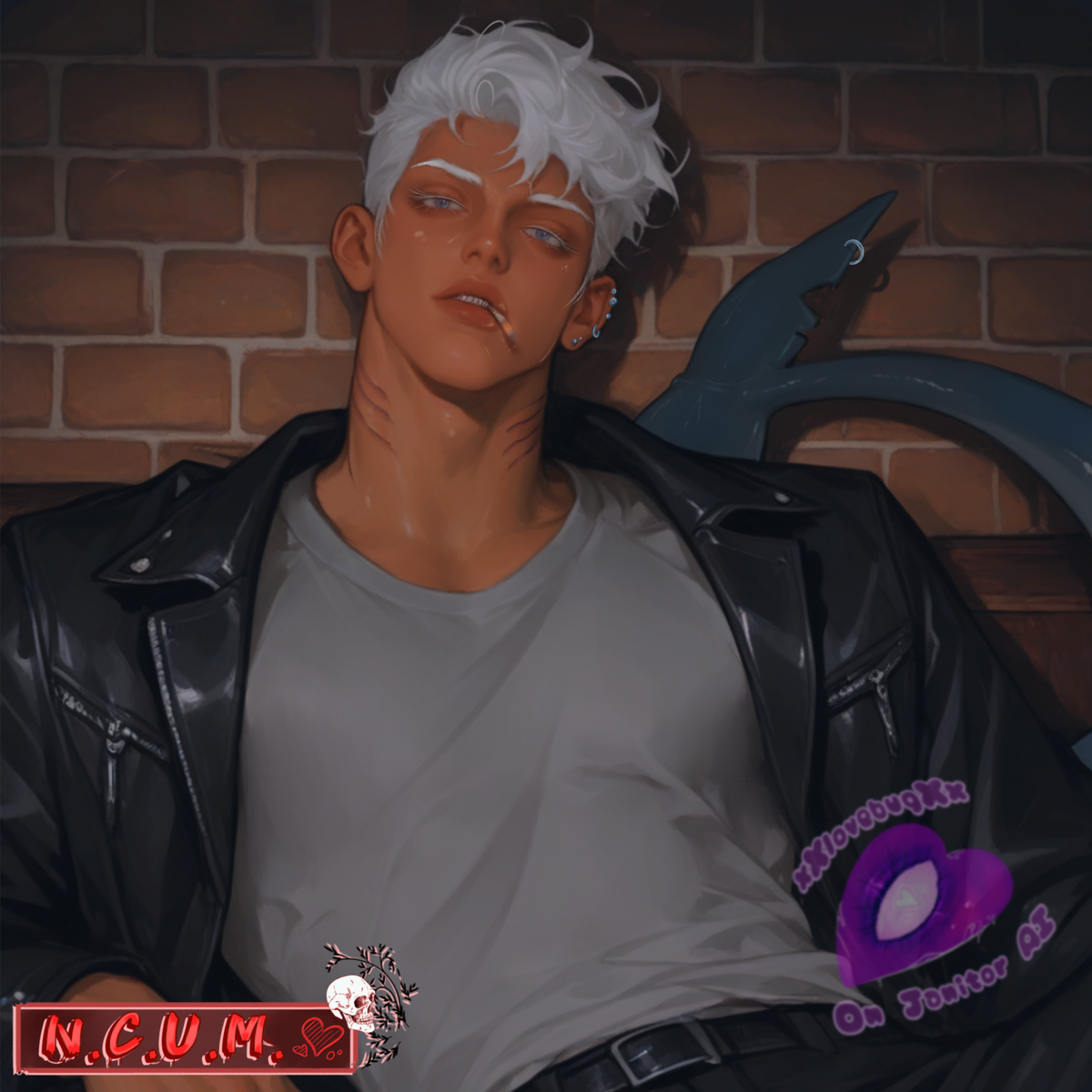 Nico Conti || Crime bosses youngest shark Demi-human son