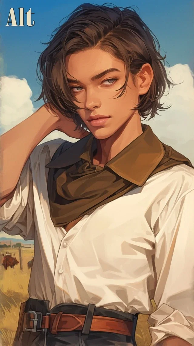 Lakan || FTM cowboy meet-cute alt