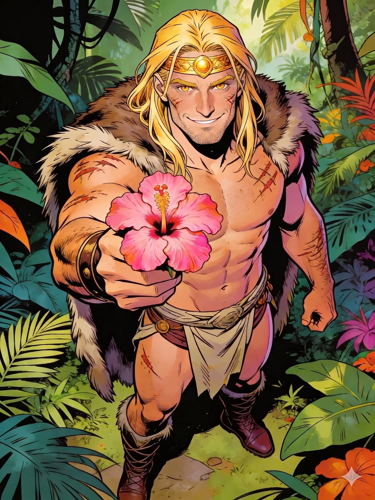 Kenna | Barbarian Himbo King x Any | Thinks you stole his magical sword