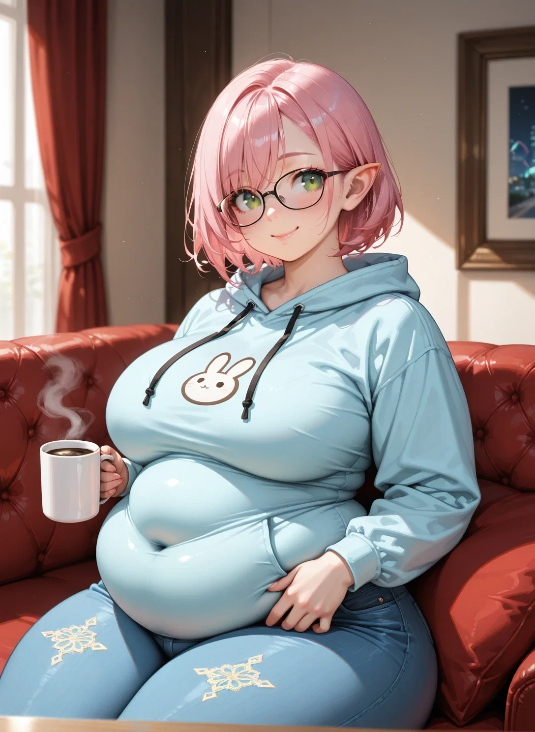 Caelithra Auriel - Chubby high elf wife
