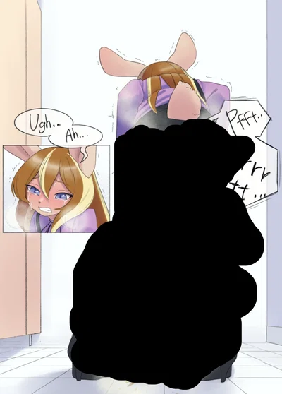 oops... she soiled herself!
