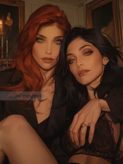 WLW | Vivienne & Scarlett | Threesome Alt