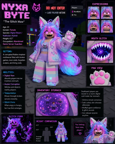 Nyxa Byte — “The Glitch Maw  ”