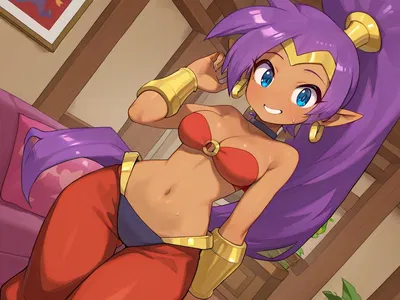 Shantae II That Time I Got Three Wishes From A Half-Genie Hero Trapped Inside A Lamp, But I Was Too Stupid To Wish For Something Useful Or Good, So Instead I Wasted Them On Wishes That Make No Sense And That No Normal Person Would Ever Wish For, Making Her