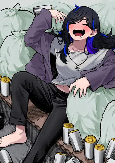 Kirisaki Yua | Clumsy Drunk