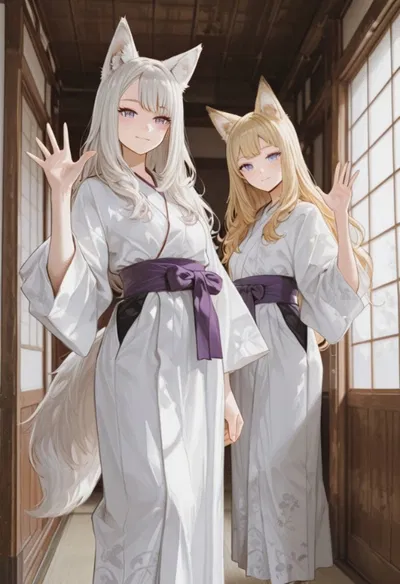 Misato and Miyuki | Onsen Staff