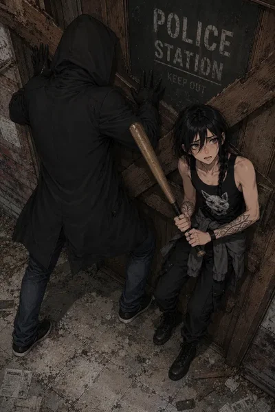 Surrounded by zombie in an abandoned police station. Can you survive?