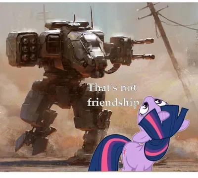 Ponies + Bipedal Weapons Platform = ???