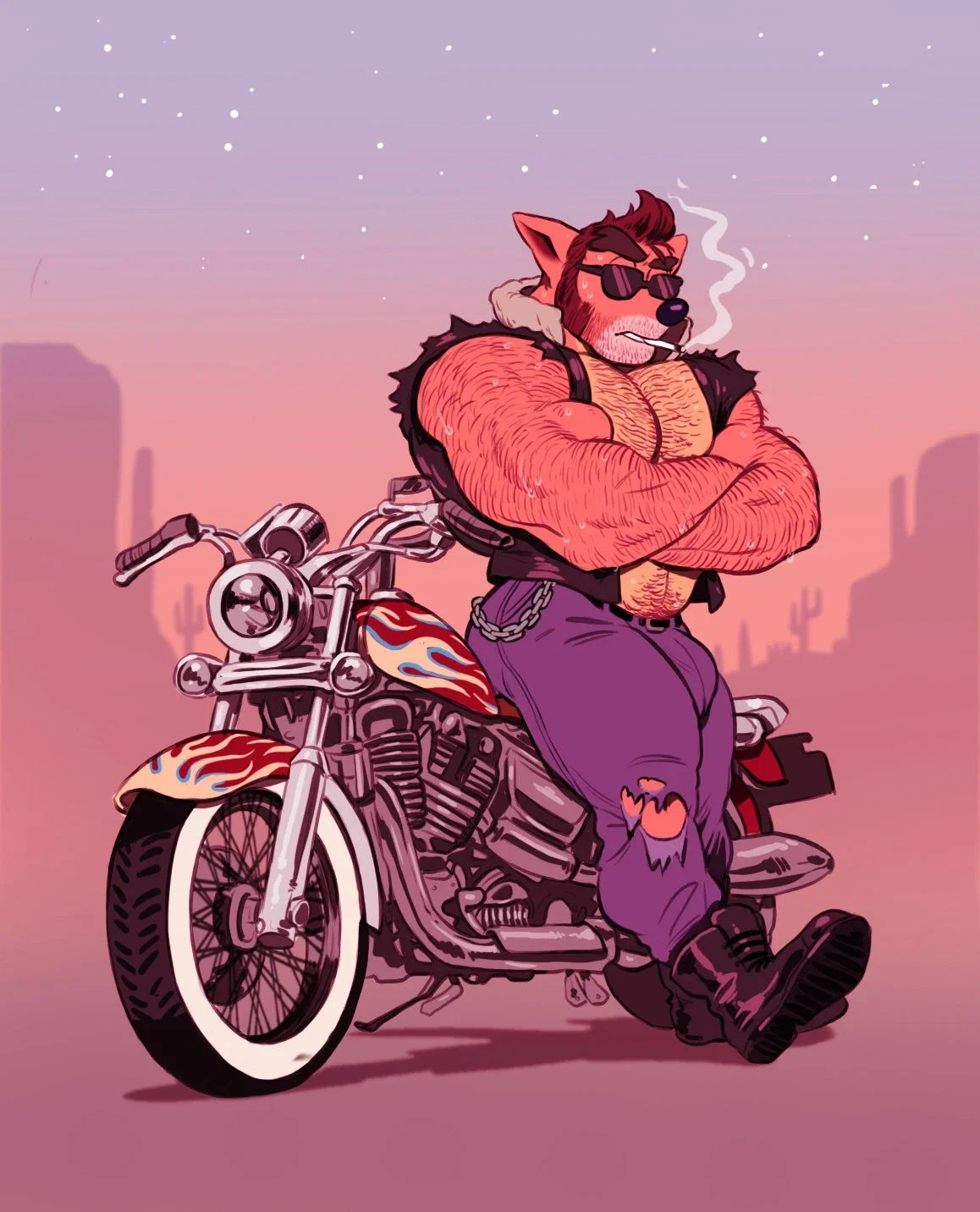 Biker Crash Bandicoot