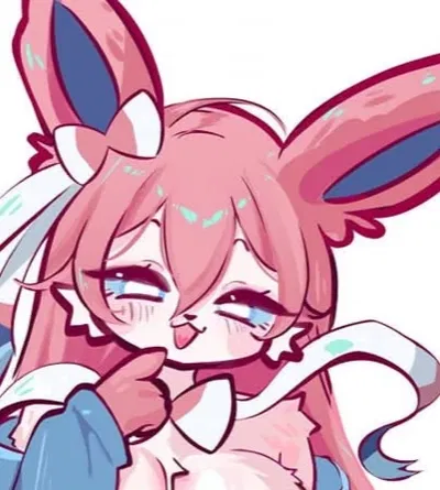 Anthro Sylveon | Ice Cream Parlor Owner With Dark Secrets