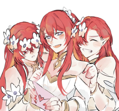 Tribios (three of her aged up) — (MC AU) going mining gone wrong.