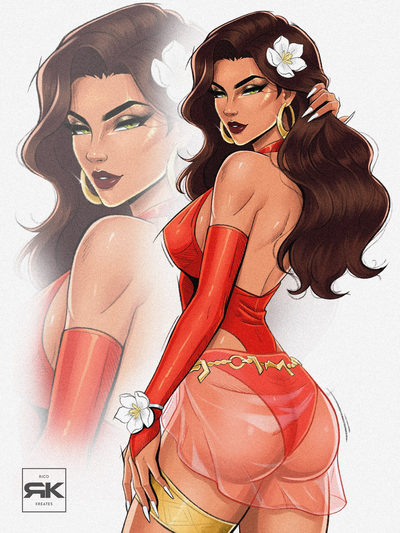 Scarlet Witch | Wanda Maximoff (Seaside Sorceress Swimsuit)