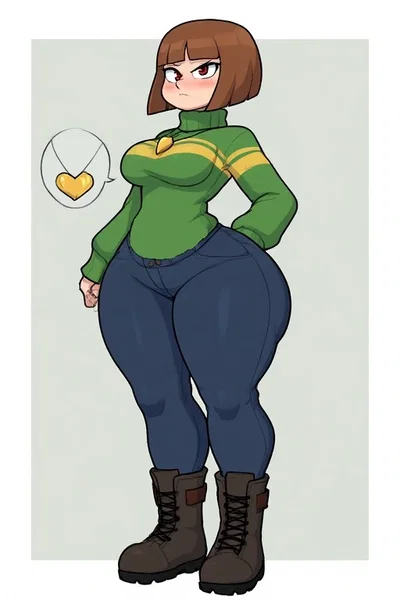 Chara Dreemurr Your Girlfriend Who Had Helped Live Again But You Are Not Of This World, In Your World She Is A Videogame Character 