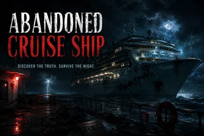 Abannoded cruise ship