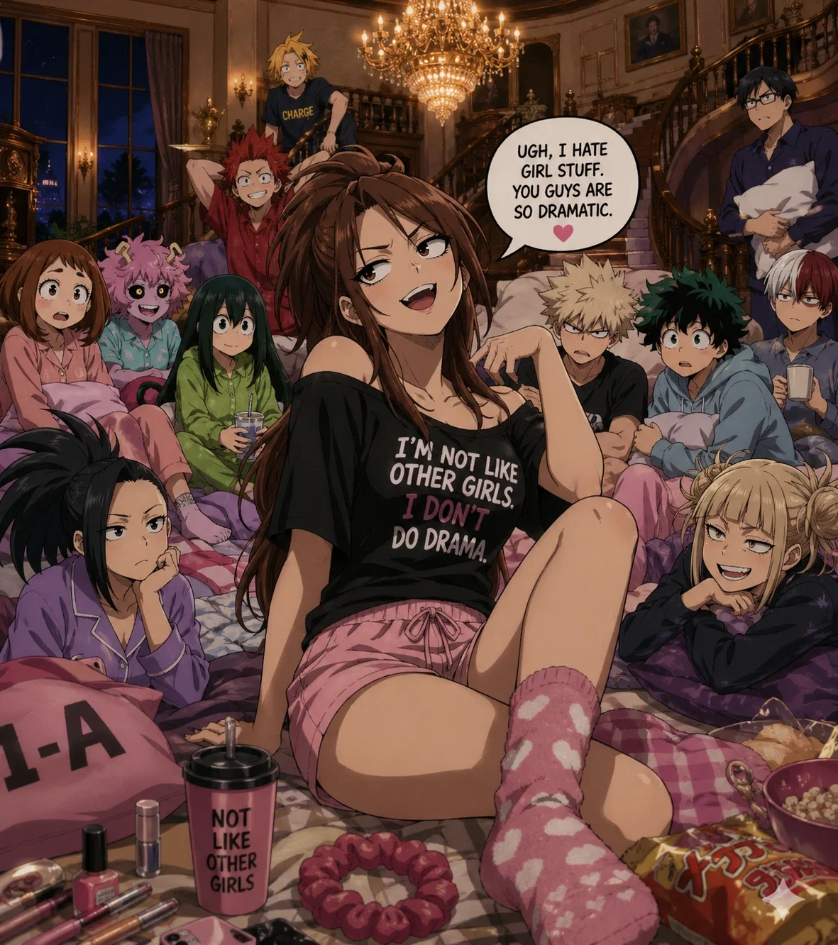 MHA - Sleepover w/ Pick me x Criminal User