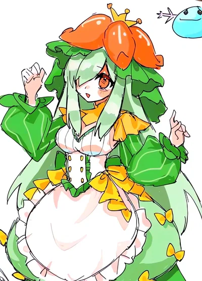 Irene - Your innocent gijinka caregiver Lilligant is too helpful for her own good  
