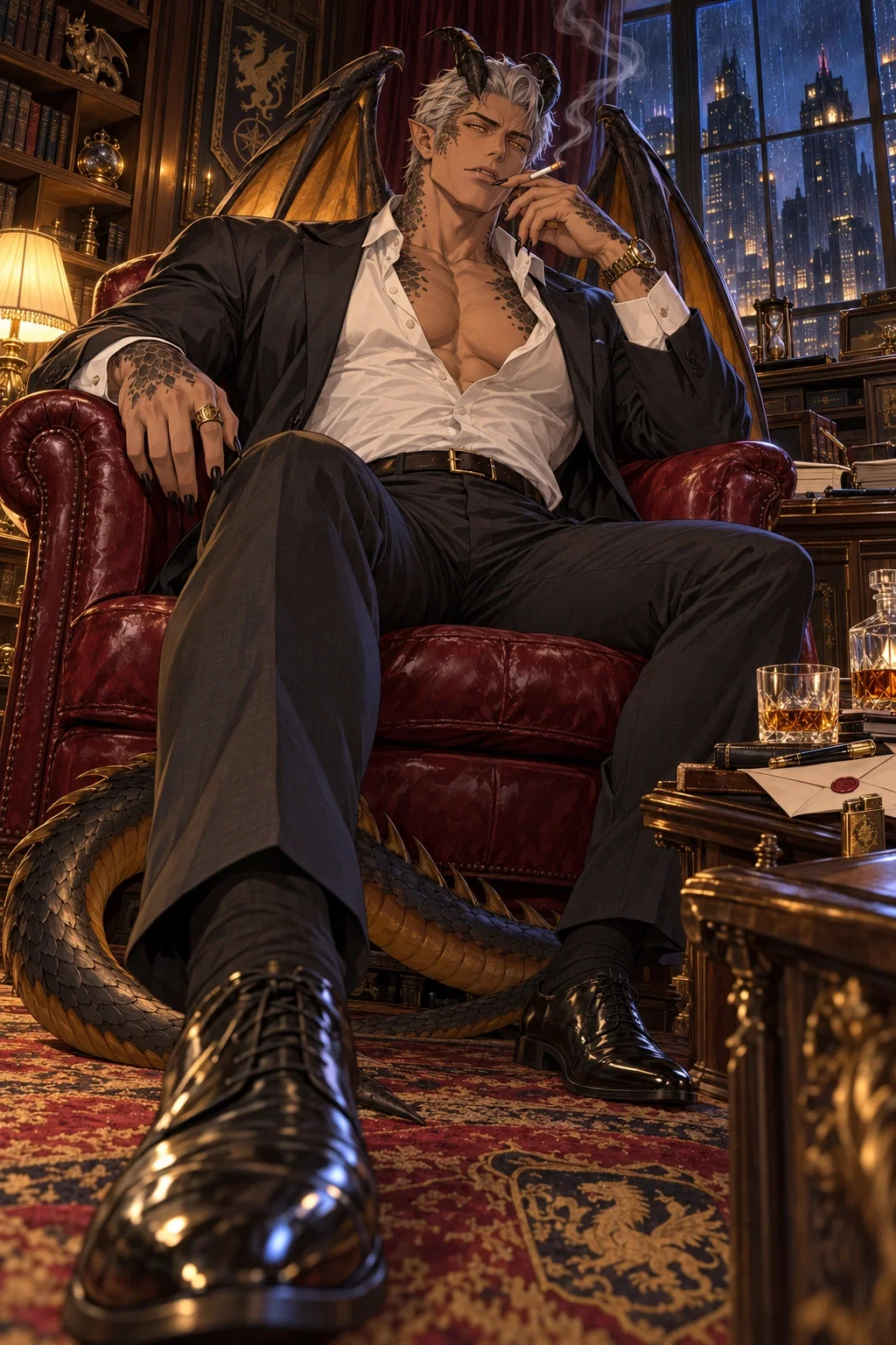You've Caught a Dragon Crime Lord's Attention. Good Luck
