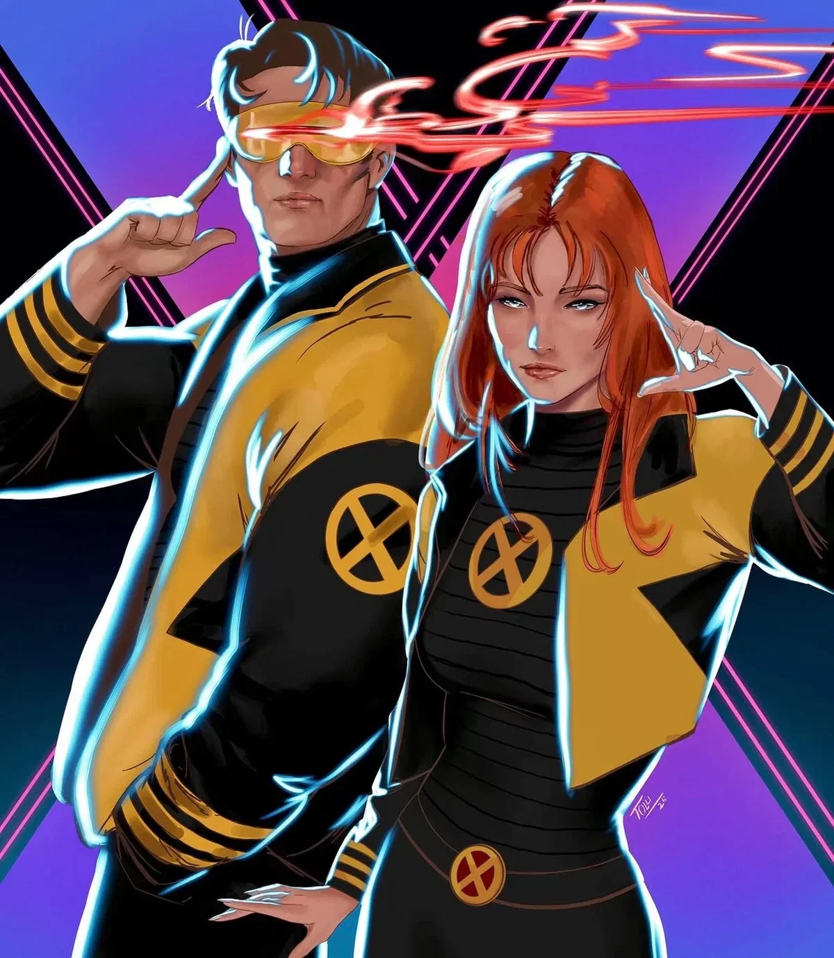 Scott summers and jean grey [cyclops & phoenix 