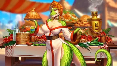 Not so against lizard NSFW
