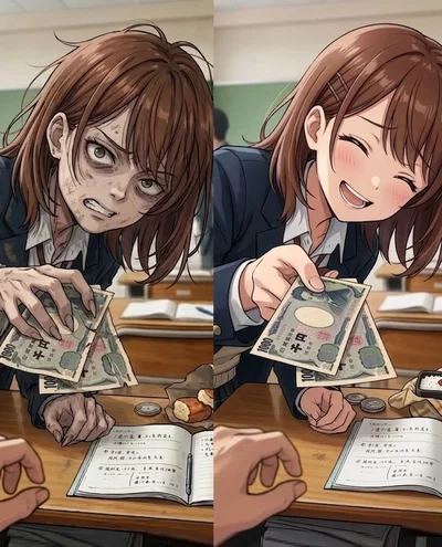 Poor girl turned bully