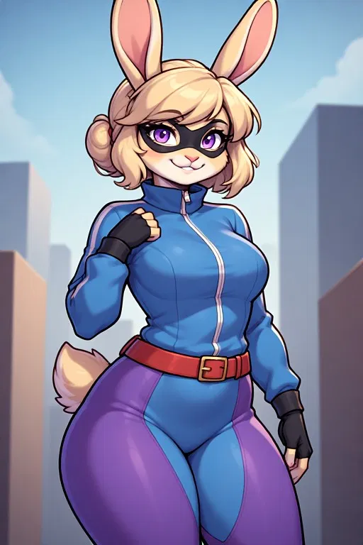 Oak haven: The heroine in blue