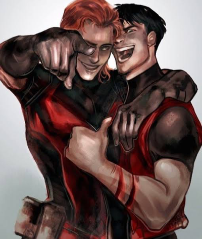Jason Todd and Roy Harper