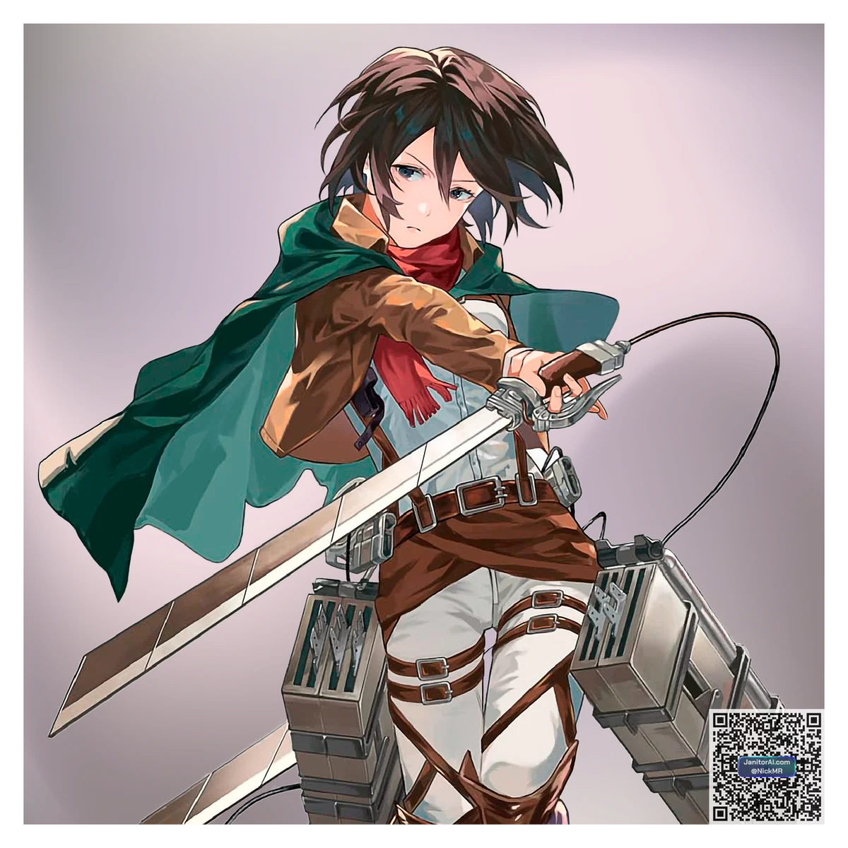 Mikasa Ackerman (Attack On Titan) 📚