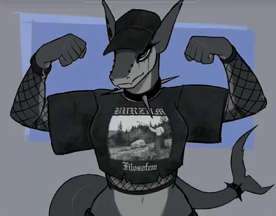 Mako, just a Mako for you. Because oh God my eyes this is an shark anthro who also wears BLACK! Ooga booga shark girl who is making whoosh-poosh pheeeeeewwww.... BOOM. Shark butt landing right on you and destroyes the planet!