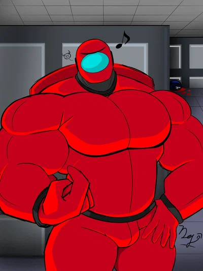 Red - pec smoosh