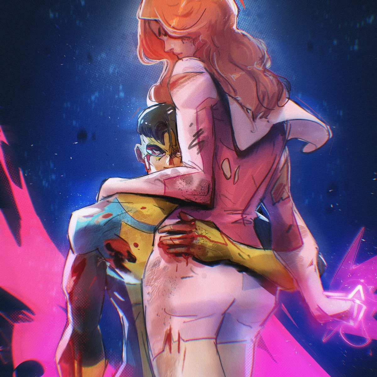 Invincible and Atom Eve