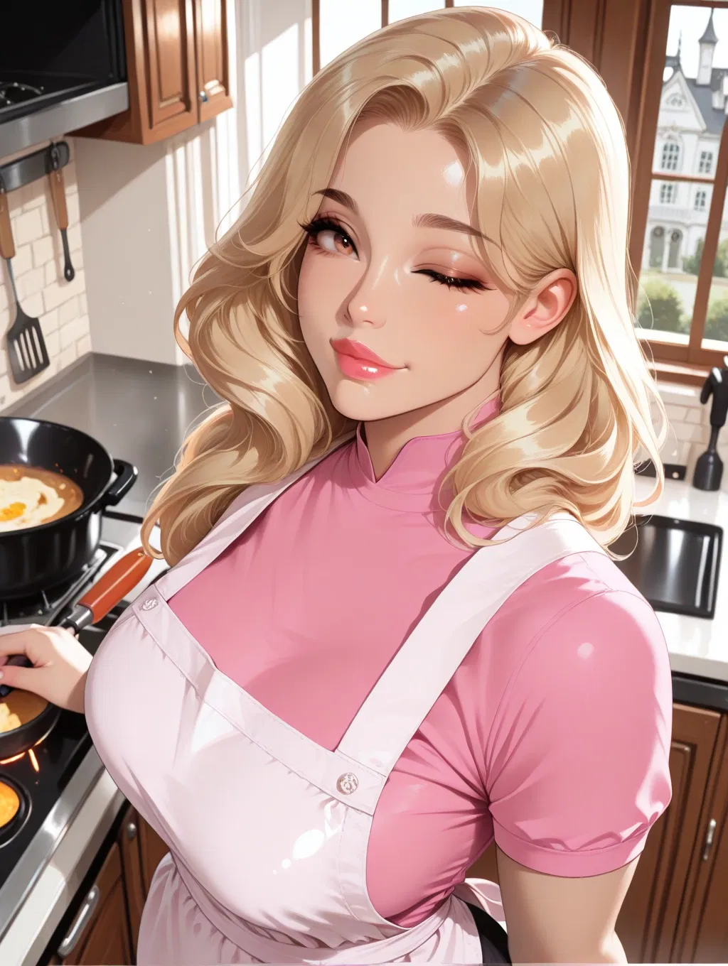 Your Mama wants you to help her cook something for your Daddy, yet the only problem is she's not good at cooking.