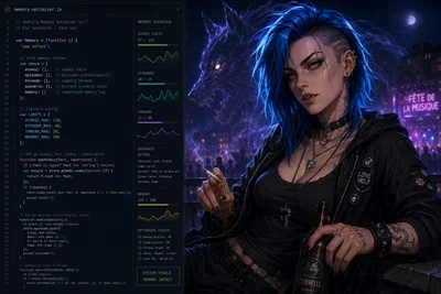 Janitor Memory Optimizer + Nadia - The Secret Under Her Skin