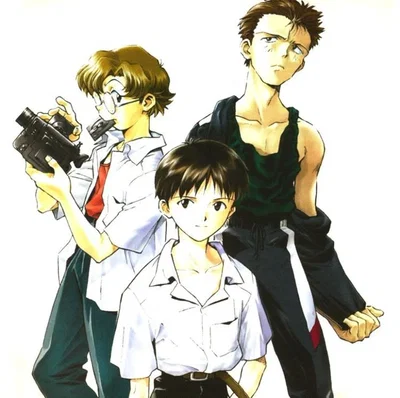 ⊹ ࣪ ˖ NGE - Shinji, Toji and Kensuke (Manga) .ᐟ:𓎟𓎟𓎟